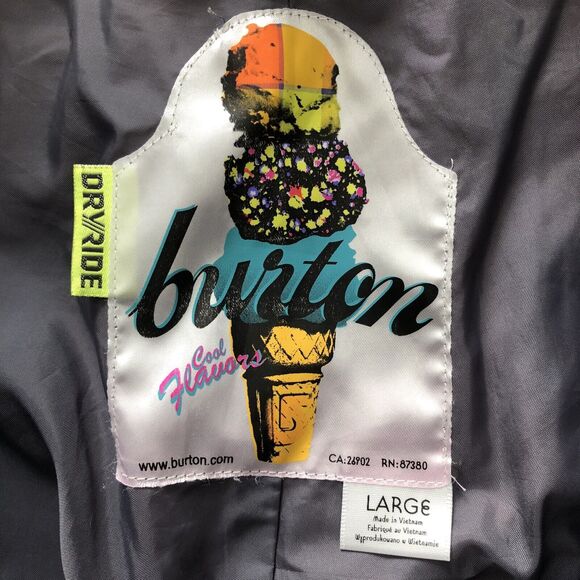 Burton Indulgence Pants Womens Large Black Dryride Thigh Vents Boot Cover Skiing - Picture 10 of 15